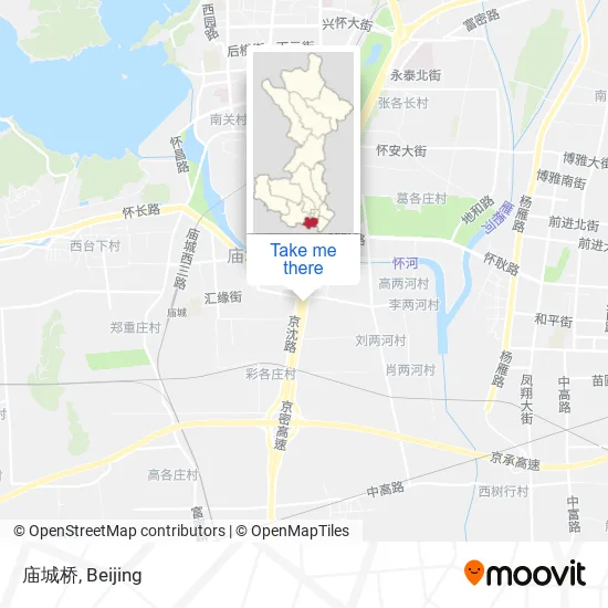 庙城桥 map