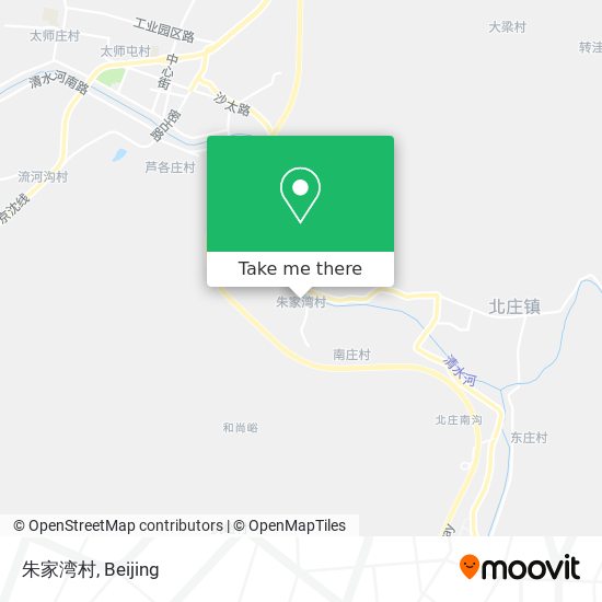 朱家湾村 map