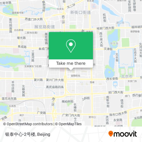 银泰中心-2号楼 map