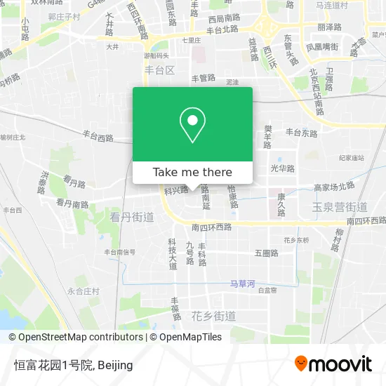 恒富花园1号院 map