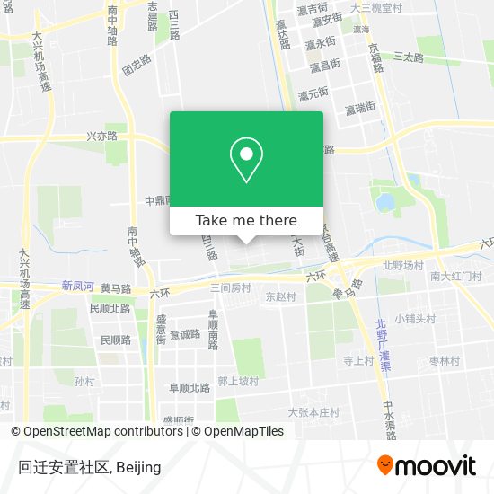 回迁安置社区 map