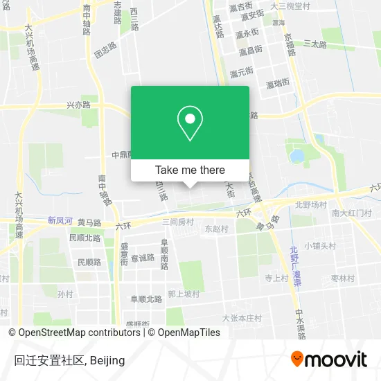 回迁安置社区 map