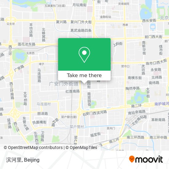 滨河里 map