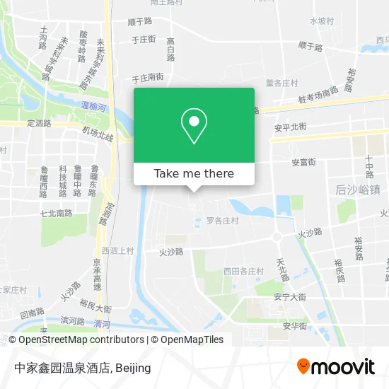 中家鑫园温泉酒店 map