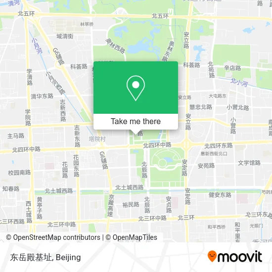 东岳殿基址 map