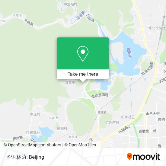 雁语林荫 map