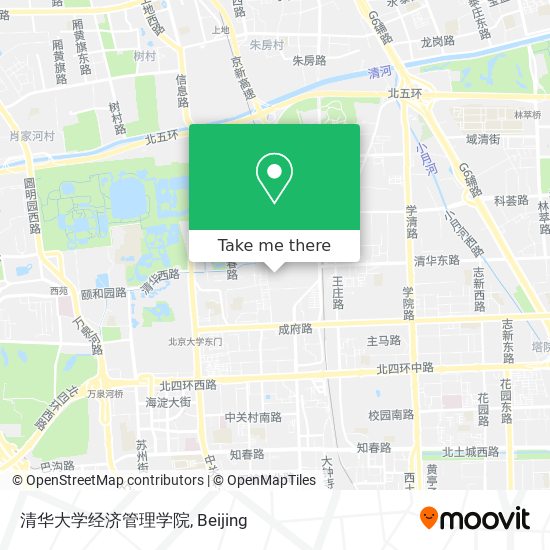 清华大学经济管理学院 map