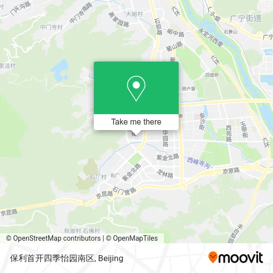 保利首开四季怡园南区 map