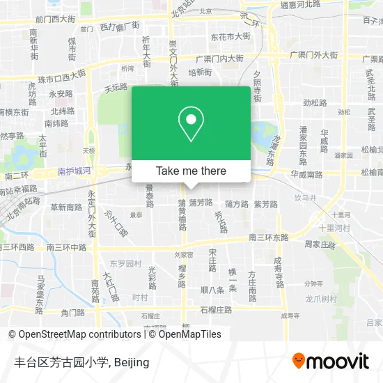 丰台区芳古园小学 map