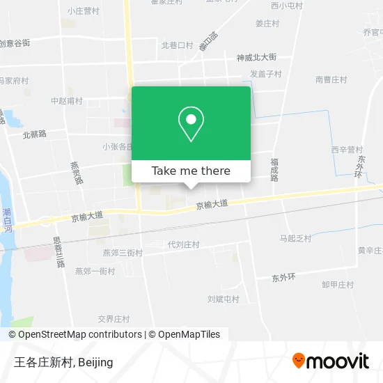 王各庄新村 map