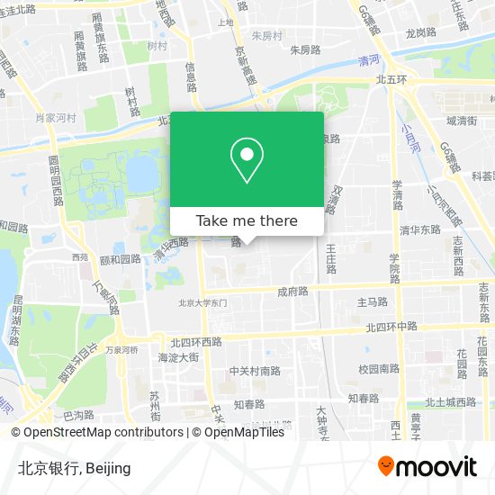 北京银行 map