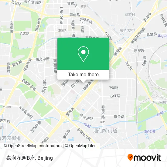 嘉润花园B座 map