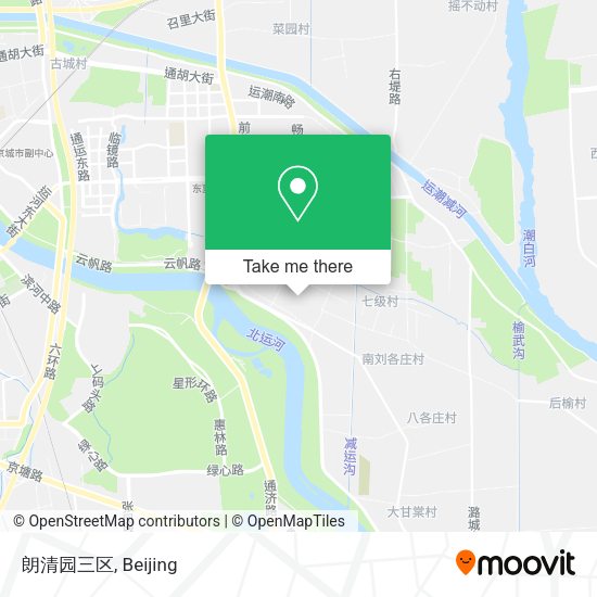 朗清园三区 map