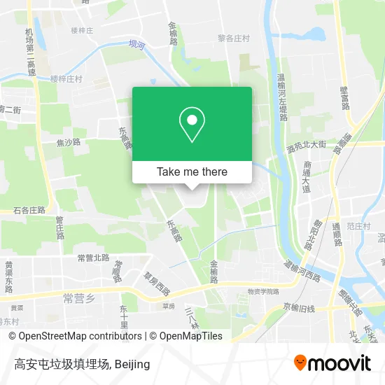 高安屯垃圾填埋场 map