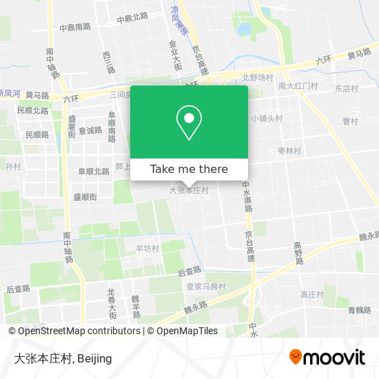 大张本庄村 map