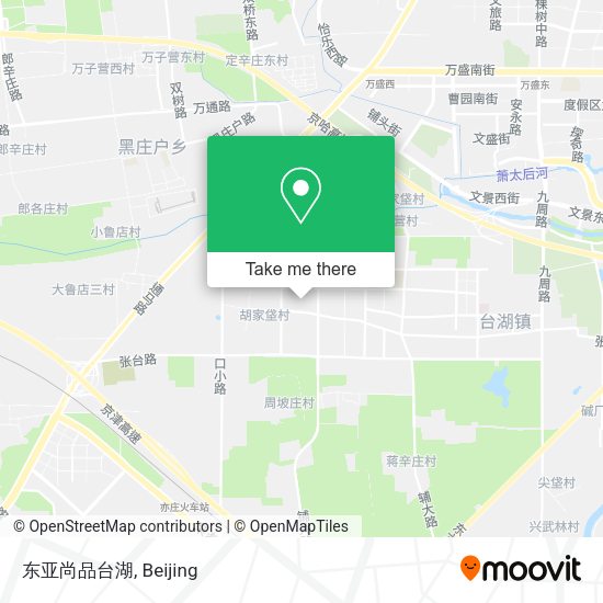 东亚尚品台湖 map