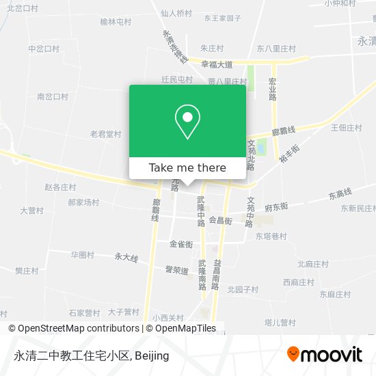 永清二中教工住宅小区 map