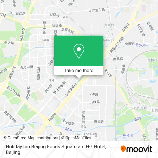 Holiday Inn Beijing Focus Square an IHG Hotel map