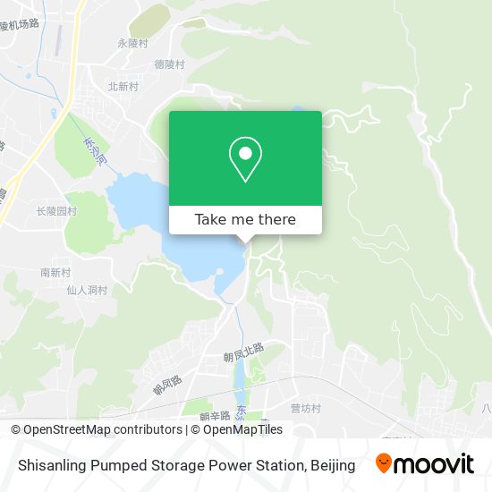 Shisanling Pumped Storage Power Station map