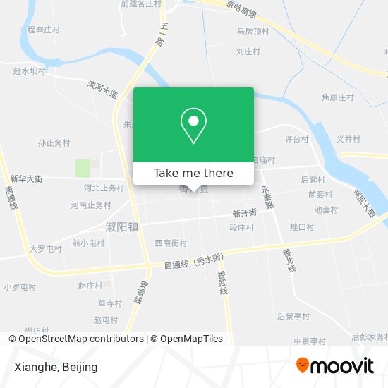 Xianghe map