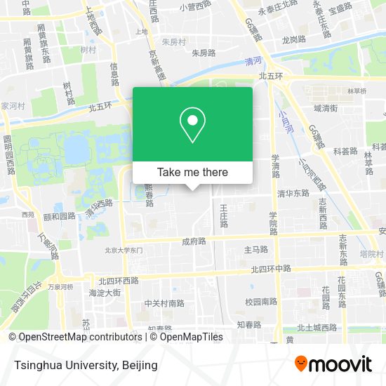 Tsinghua University map