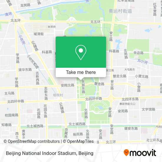 Beijing National Indoor Stadium map