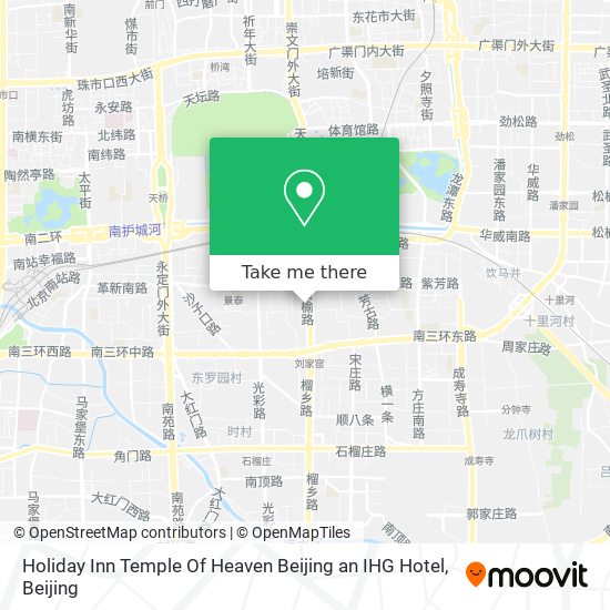 Holiday Inn Temple Of Heaven Beijing an IHG Hotel map