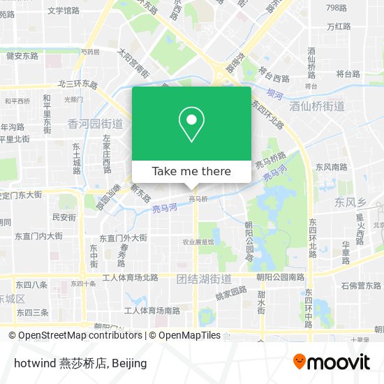 hotwind 燕莎桥店 map