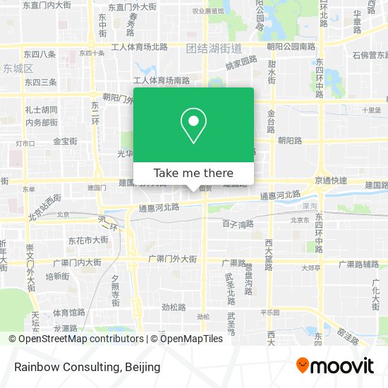 Rainbow Consulting map