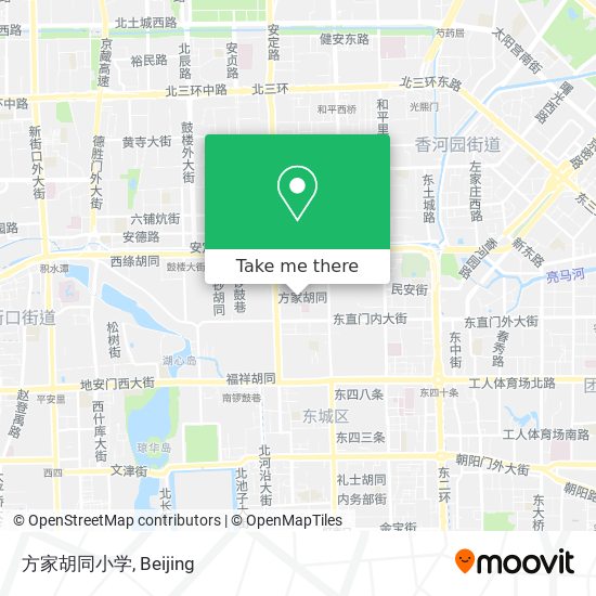 方家胡同小学 map