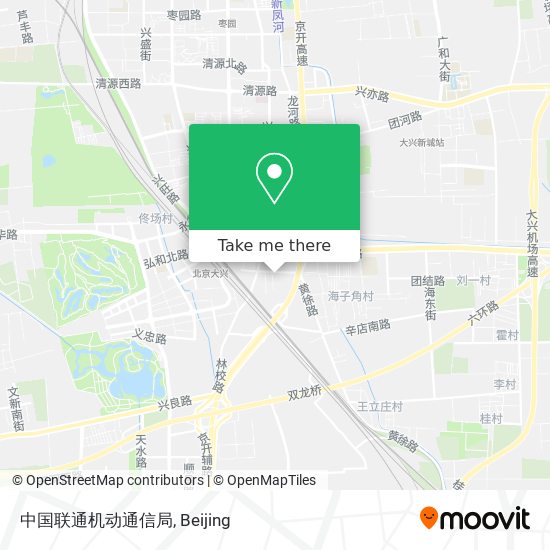中国联通机动通信局 map