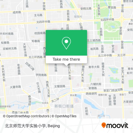 北京师范大学实验小学 map
