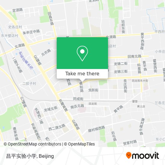 昌平实验小学 map