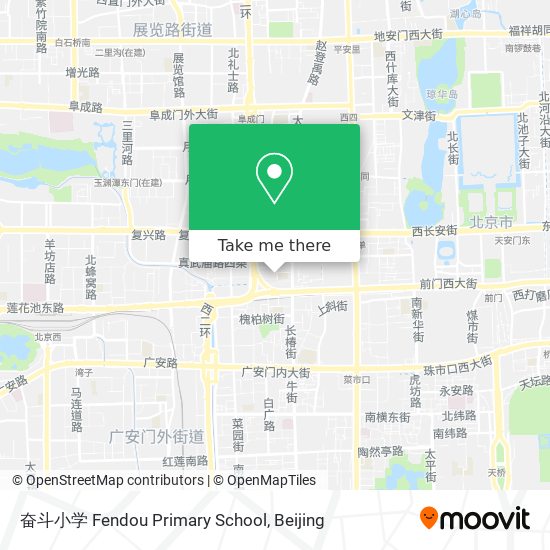 奋斗小学 Fendou Primary School map