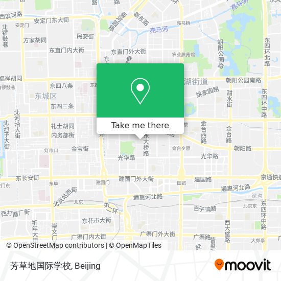芳草地国际学校 map