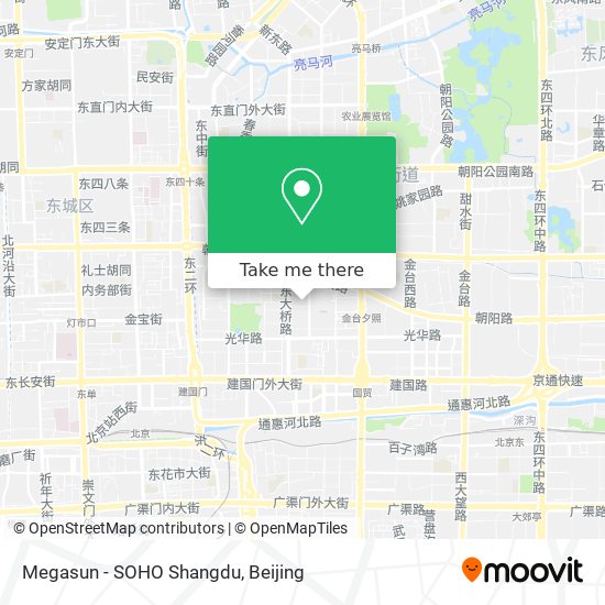 Megasun - SOHO Shangdu map