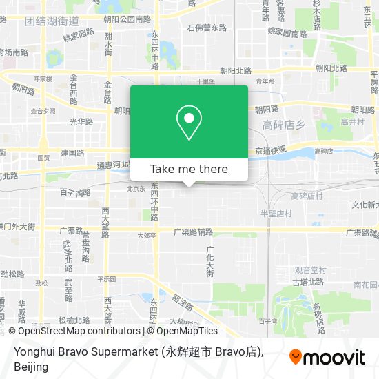 Yonghui Bravo Supermarket (永辉超市 Bravo店) map