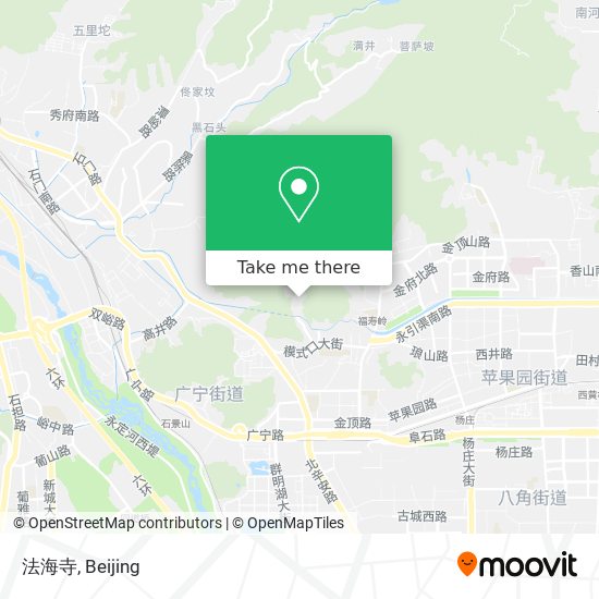 法海寺 map