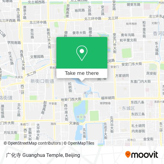 广化寺 Guanghua Temple map