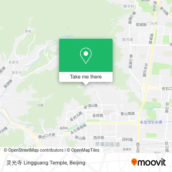 灵光寺 Lingguang Temple map