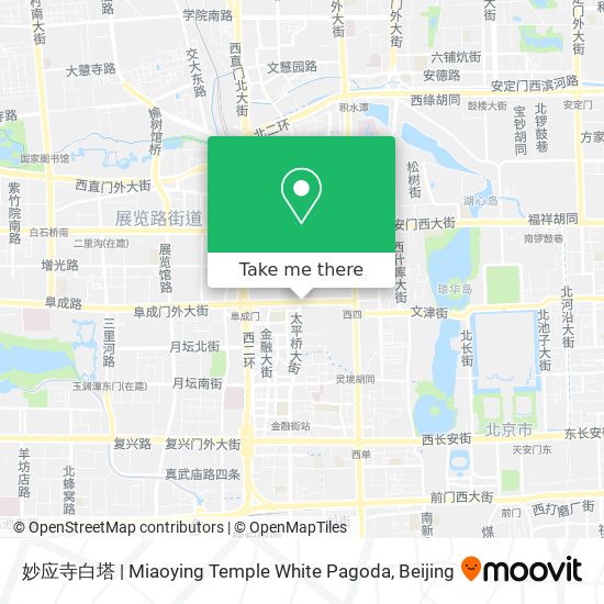 妙应寺白塔 | Miaoying Temple White Pagoda map