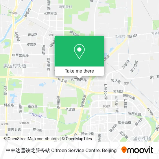 中林达雪铁龙服务站 Citroen Service Centre map