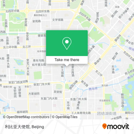 利比亚大使馆 map