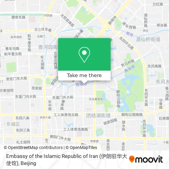 Embassy of the Islamic Republic of Iran (伊朗驻华大使馆) map