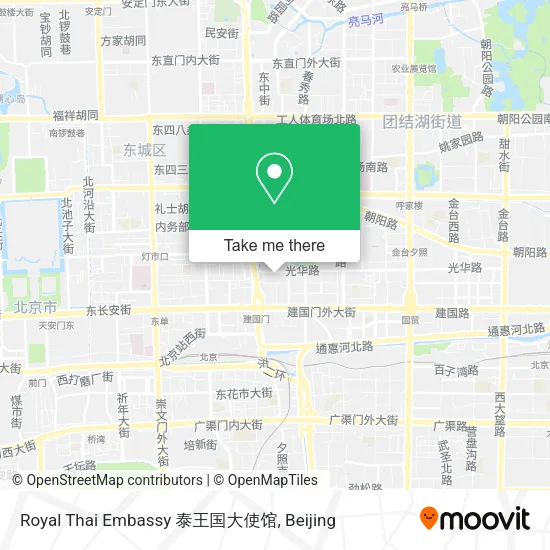Royal Thai Embassy 泰王国大使馆 map