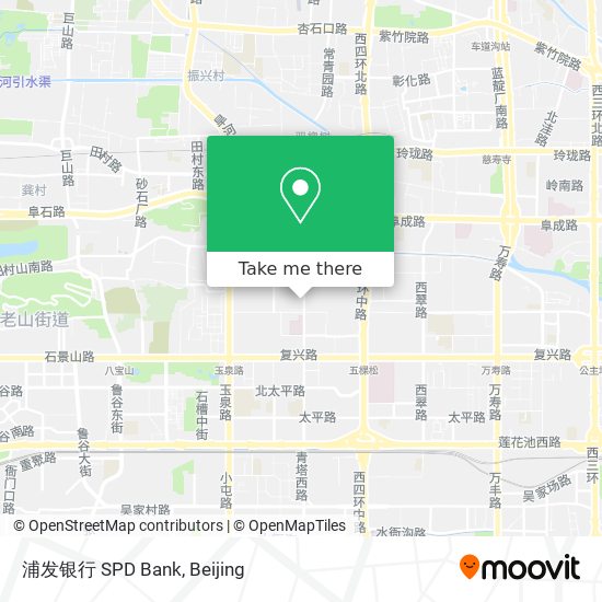 浦发银行 SPD Bank map