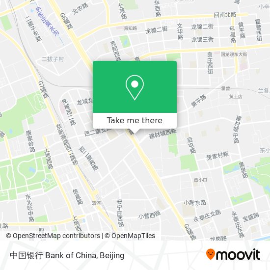 中国银行 Bank of China map