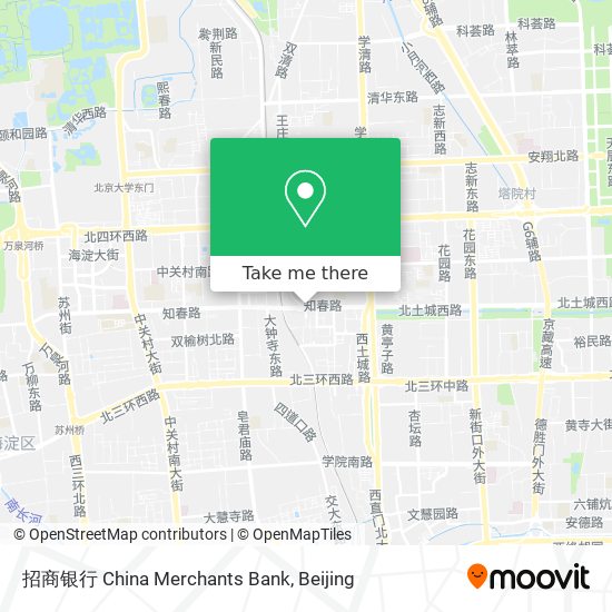 招商银行 China Merchants Bank map
