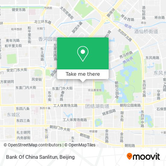 Bank Of China Sanlitun map