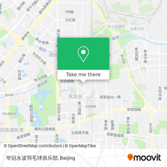 华冠永波羽毛球俱乐部 map